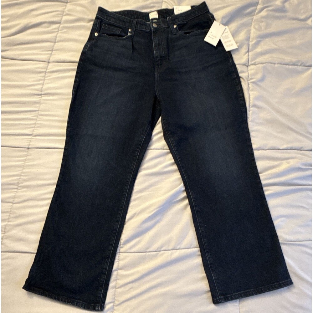 A New Day Women's Dark Wash High Rise Bootcut Jeans Straight Fit 5-Pocket 12/31R